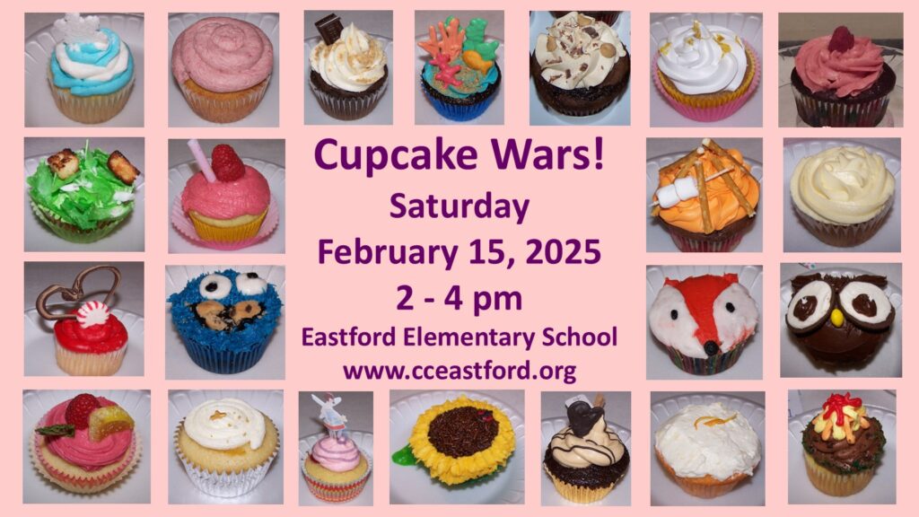 Cupcake Wars on Sat. Feb 15, 2025 from 2 - 4 pm