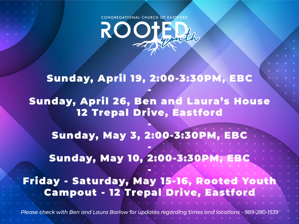 rooted youth april and may 2026