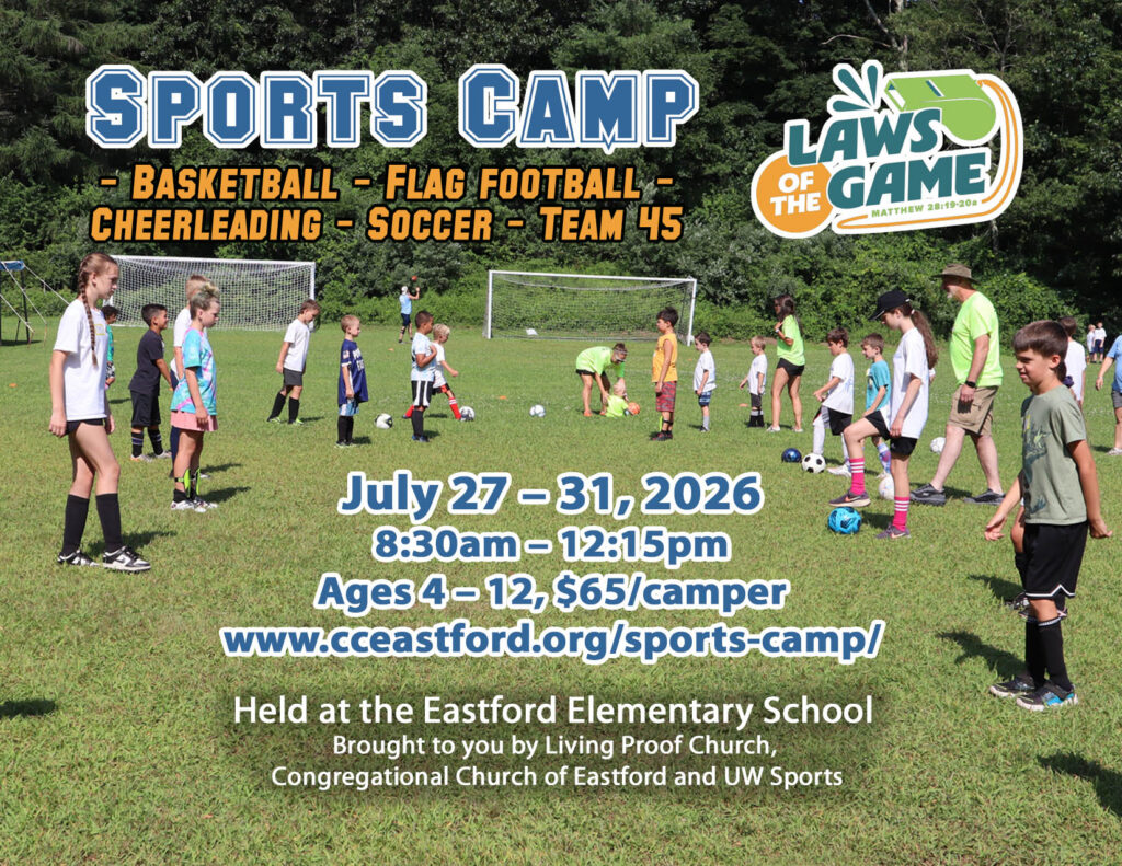 Click here to register for sports camp 2026 (July 27-31)