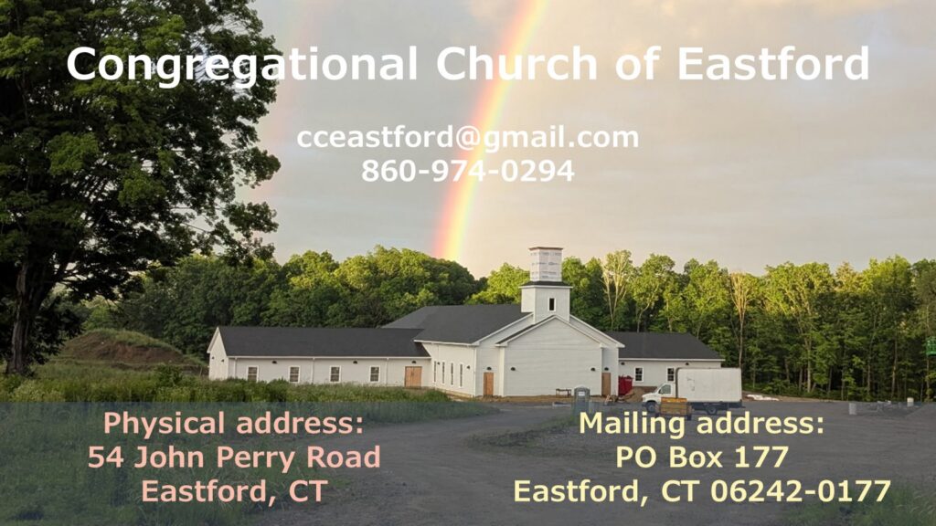 Congregational Church of Eastford future location