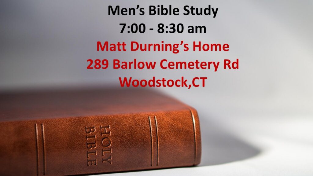 men's bible study